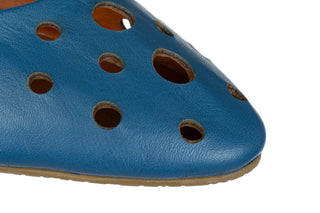 Baleriny Bayla-161 037 135 Wishes 161761, Niebieski, Skóra naturalna