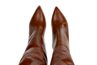 Kozaki Bottero 378203 Caramel 523116, Brązowy, Skóra naturalna