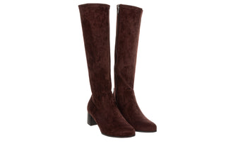 Kozaki Caprice 9-25507-47 Dark Brown Str 218005, Brązowy, Materiał