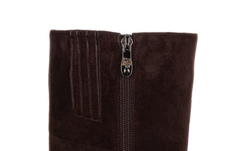 Kozaki DA Premium Collection CR62-3415 Chocolate 216021, Brązowy, Skóra naturalna