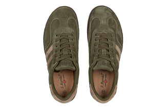 Sneakersy S Barski LR62-7103 Green 216003, Zielony, Skóra naturalna