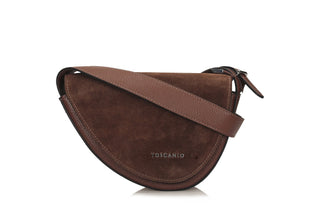 Torebka Toscanio G87 D21 Brąz, Skóra naturalna