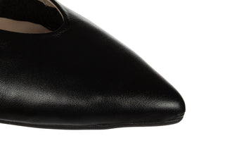 Baleriny Wonders A-3802 Negro 138053, Czarny, Skóra naturalna