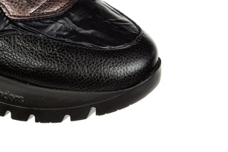 Sneakersy Wonders A-2493 Wild I Negro Nylon Nek Negro 138037, Skóra naturalna