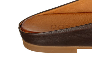 Klapki Bayla-161 066 2173 406 Brown 161783, Brązowy, Skóra naturalna