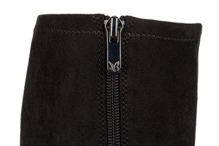 Kozaki Caprice 9-25503-45 Black Stretch 218007, Czarny, Tkanina