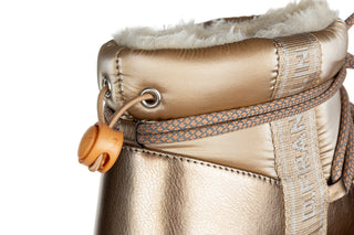Śniegowce D Franklin Nordic V2 Bomb Low Nude, Beżowy, Nylon