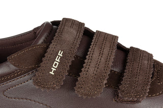 Sneakersy Hoff Bridge Velcros Chocolate 203031, Brązowy, Skóra naturalna