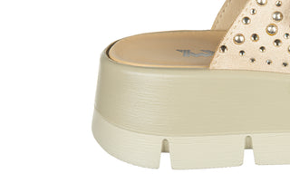 Klapki Imac 1088500 Beige Beige 167031, Beżowy, Skóra naturalna