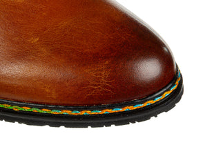 Botki Laura Vita Ledao 43 Camel 202105, Brązowy, Skóra naturalna