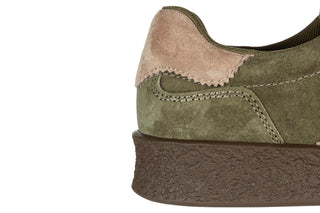Sneakersy S Barski LR62-7103 Green 216003, Zielony, Skóra naturalna