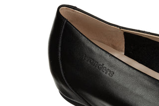 Baleriny Wonders A-3802 Negro 138053, Czarny, Skóra naturalna