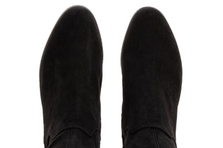Kozaki Caprice 9-25503-45 Black Stretch 218007, Czarny, Tkanina