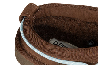 Klapki ocieplane D Franklin Nordic Lite Clog Choco 206024, Brązowy, Materiał