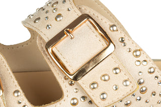 Klapki Imac 1088500 Beige Beige 167031, Beżowy, Skóra naturalna