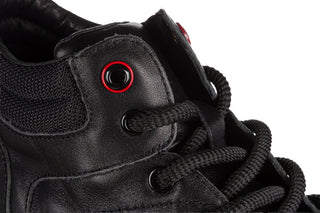 Sneakersy John Doubare 18807 Black 104274, Czarny, Skóra naturalna