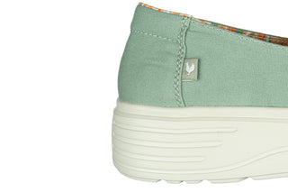 Mokasyny Pitas Eagle Verde 003340, Zielony, Tkanina