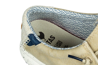 Półbuty Pitas Nias Beige 003366, Beżowy, Tkanina