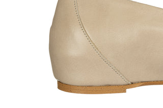 Baleriny Wonders A-3802 Sauvag Beig 138068, Beżowy, Skóra naturalna