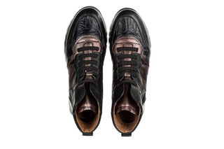 Sneakersy Wonders A-2493 Wild I Negro Nylon Nek Negro 138037, Skóra naturalna