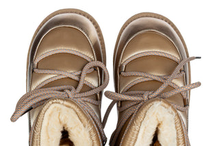 Śniegowce D Franklin Nordic V2 Bomb Low Nude, Beżowy, Nylon