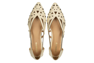 Sandały Gioseppo Bumala Off White 602217, Beżowy, Skóra naturalna