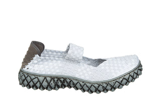 Półbuty Rock Over White Diesel 032142, Biały, Tkanina