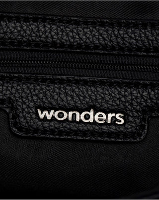 Torebka Wonders WB-52007 Gosheenly Leather A318 Negro, Czarny, Skóra ekologiczna