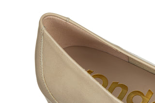 Baleriny Wonders A-3802 Sauvag Beig 138068, Beżowy, Skóra naturalna