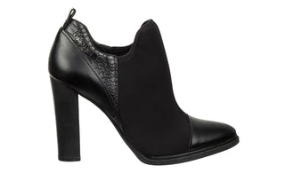 Botki Calvin Klein Joy Black Black 098022, Czarny, Skóra naturalna
