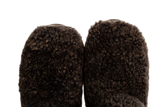 Śniegowce Emu Sharky Lo Teddy Chocolate 119204, Brązowy, Skóra naturalna