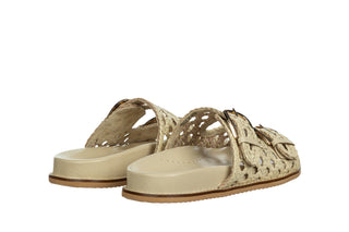 Klapki Gioseppo Ogunquit Off White 602223, Beżowy, Skóra naturalna