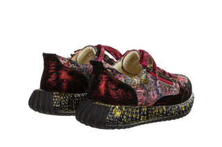 Sneakersy Laura Vita Burton 43 Wine 202146, Bordowy, Skóra naturalna