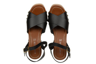 Sandały Sandro Rossi 9272 Nero 523080, Czarny, Skóra naturalna