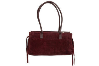 Torebka Toscanio H95 D54 Bordo, Skóra naturalna