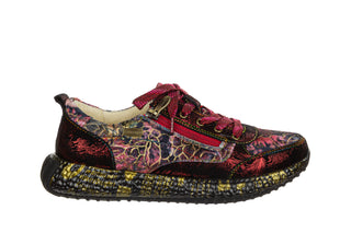 Sneakersy Laura Vita Burton 43 Wine 202146, Bordowy, Skóra naturalna