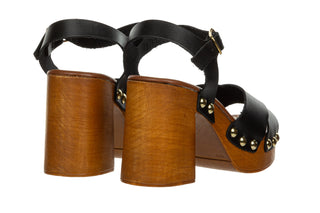 Sandały Sandro Rossi 9272 Nero 523080, Czarny, Skóra naturalna