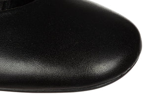 Baleriny Wonders A-4704 Negro 138057, Czarny, Skóra