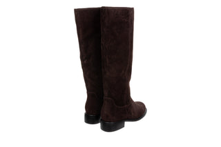 Kozaki DA Premium Collection CR62-3479 Chocolate 216023, Brązowy, Skóra naturalna