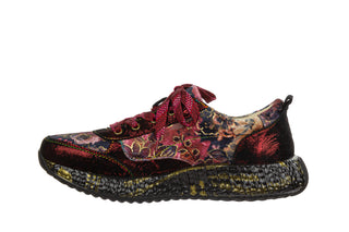 Sneakersy Laura Vita Burton 43 Wine 202146, Bordowy, Skóra naturalna