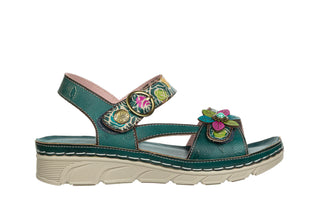 Sandały Laura Vita Dorry 21 Bleu 202115, Niebieski, Skóra naturalna