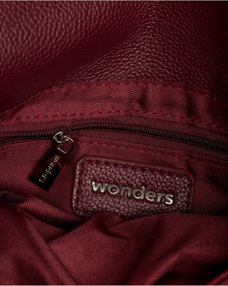 Torebka Wonders WB-54020 Tianze T2110 C-801 Red Wine, Czerwony, Skóra ekologiczna