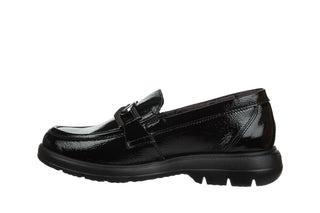 Mokasyny Fluchos Gladis F1794 Naplak Negro 217001, Czarny, Skóra naturalna