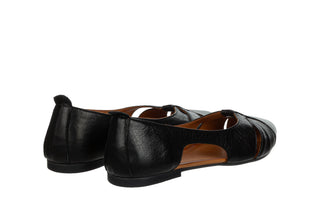 Baleriny Bayla-161 066 2103 20 Black 161773, Czarny, Skóra naturalna