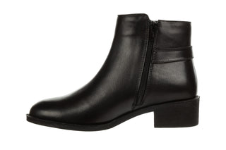 Botki Bayla-161 077 50415 Black 161741, Czarny, Skóra naturalna