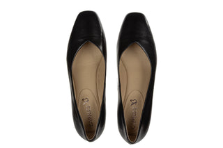 Czółenka Caprice 9-22315-42 Black Nappa 218006, Czarny, Skóra naturalna