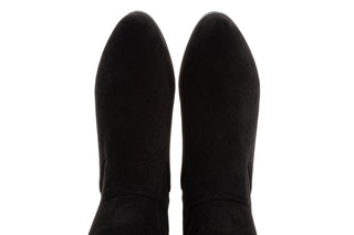 Kozaki Caprice 9-25507-47 Black Stretch 218009, Czarny, Tkanina
