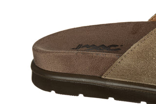 Klapki Imac 1034611 Dove Brown 167028, Brązowy, Skóra naturalna