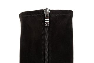 Kozaki Caprice 9-25507-47 Black Stretch 218009, Czarny, Tkanina