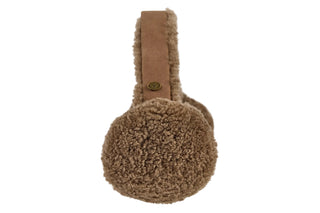 Emu Angahook Teddy Earmuffs Mushroom, Brązowy, Skóra naturalna